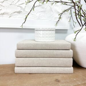 Books For Shelf Decor -Decorative Books - Cream Home Decor